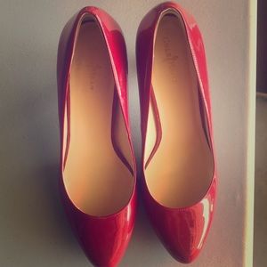 Cole Haan red pumps with Nike Air